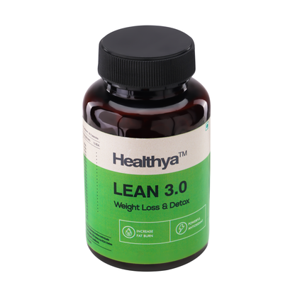 Healthya Lean 3.0 Weight Loss, Body Detox 100% Natural 18 Natural Herbs 60 Tablets