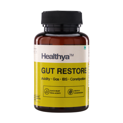 Healthya Gut Restore 60 Tablets Stop Indigestion, Gas, IBS, Stomach Pain, Better Digestion 100% Natural